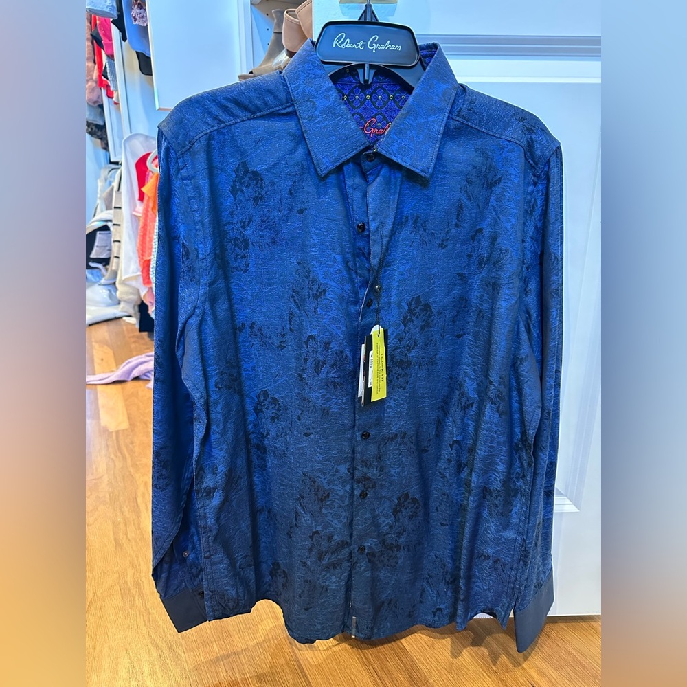 NWT Robert Graham men’s dress shirt